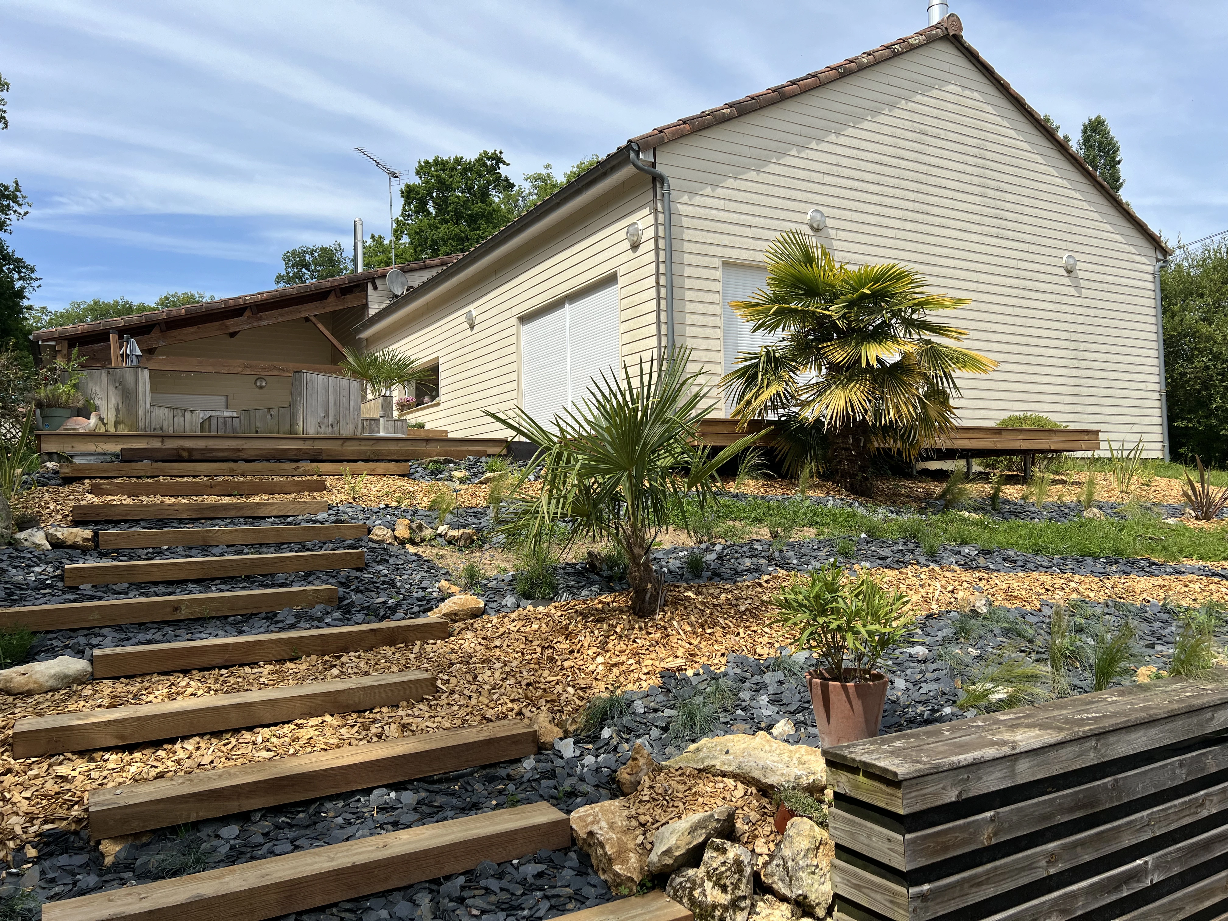 Projet extérieur paysager - Vouneuil sous Biard (86)